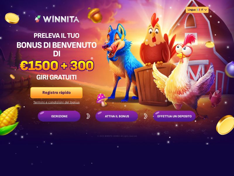Scopri il mondo di Winnita Casino Gioco e Divertimento a Portata di Click Scopri il mondo di Winnita Casino Gioco e Divertimento a Portata di Click